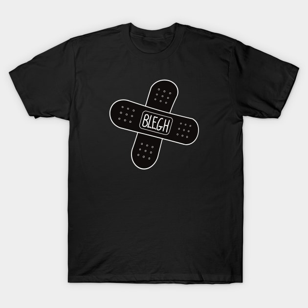 BLEGH Bandaid T-Shirt by ROLLIE MC SCROLLIE